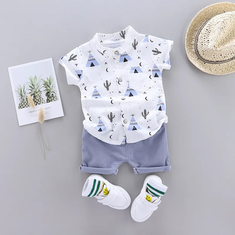 Baby Boy Cool Summer Shirt Set Elite Outlet Store