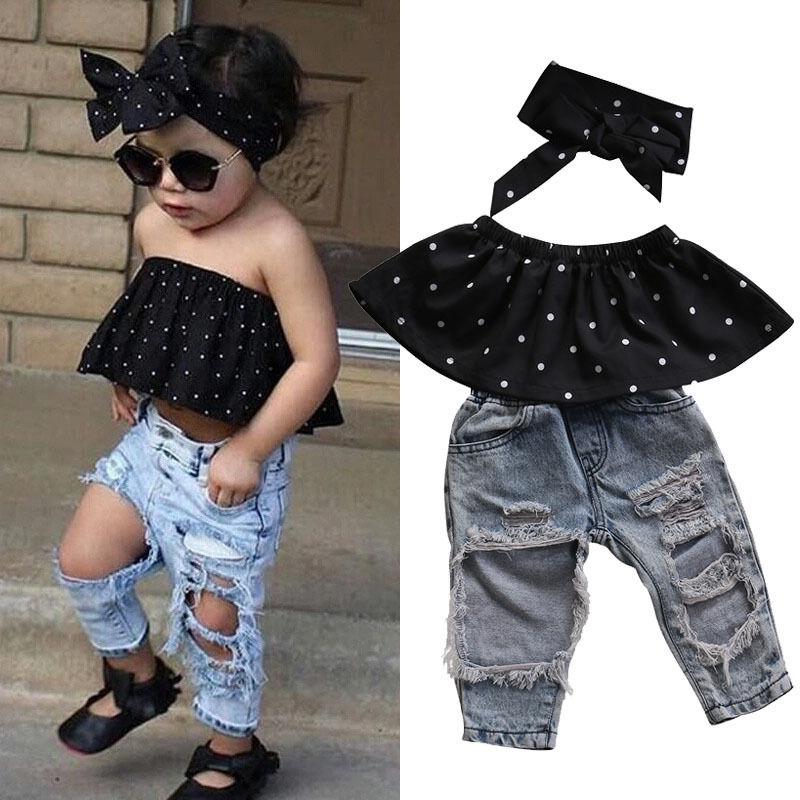 3pcs Fashion Baby Girl Clothes Set-Elite Outlet Store