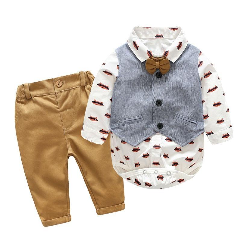 Baby Boy Cool Gentleman Clothing Sets-Elite Outlet Store