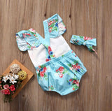 Baby Girl Flower Rompers  0-18 M-Elite Outlet Store