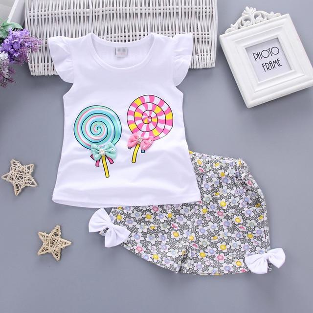 Elite Store Adorable Summer Baby Girls Clothes Set 0-5t 24 Months