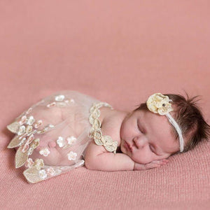 Baby Costume - Newborn Photography Embroidery Lace Dress