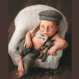 Little Gentleman Outfit Newborn Photography
