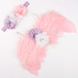 Costume - Perfect Angel Wings & Headband Newborn Photography