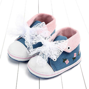 Baby Girls Embroidered Sneakers-Elite Outlet Store