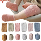 Newborn baby knee socks set for crawling kneecaps