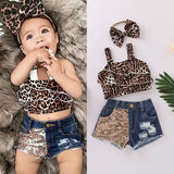 Baby Girls Leopard Clothes Set 0-3T