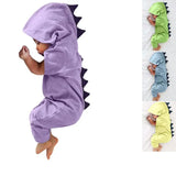 Baby Dinosaur Hooded Romper Jumpsuit 0-24M