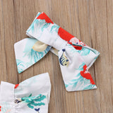 Newborn Baby Girls Mermaid Rompers + Headband