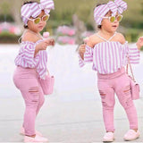 3pcs Sweet Girl Clothes Set 1-7Y-Elite Outlet Store