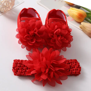 Cute Baby Shoes & Headband Sets