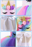 Baby Girls Rainbow Unicorn Tutu Dresses-Elite Outlet Store