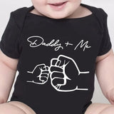 Newborn Baby Daddy and Me Rompers