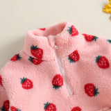 Toddler Girl Strawberry Sweatshirts