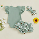 Daddy's Girl Pink Green Baby Clothes Sets