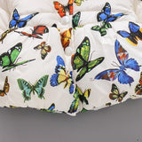 Butterfly Print Winter Jackets
