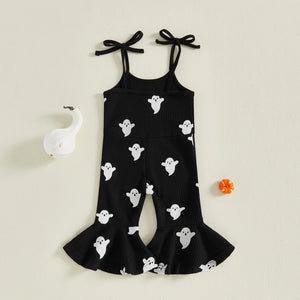 Halloween Kids Toddler Girls Embroidery Jumpsuit