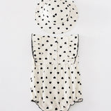 Newborn Baby Girl White Rompers + Hat