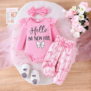 Baby Girls Clothes Set New Here