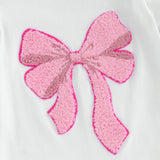 Baby Girls Bow Embroidery Clothes Set