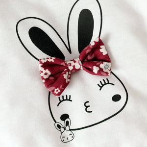 Baby Girl Rabbit Floral Spring Autumn Clothes Set
