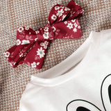Baby Girl Rabbit Floral Spring Autumn Clothes Set