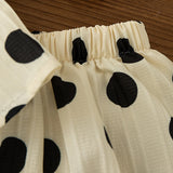 Baby Girls Polka Dot Summer Clothes Set