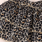 Baby Girl Toddler Leopard Jeans Clothes Set
