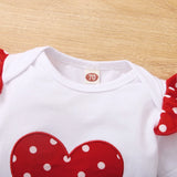 Newborn Baby Girl Polka Dot Summer Outfit Set