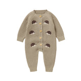 Baby Knitted Winter Hedgehog Jumpsuits