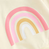 Newborn Toddler Baby Rainbow Outfits
