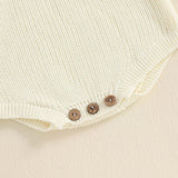 Baby Boy Girl Christmas Embroidery Sweater Rompers