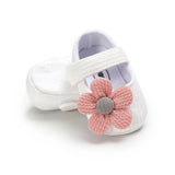Baby Girl First Walker Flower Shoes