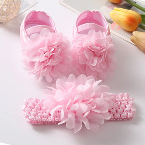 Cute Baby Shoes & Headband Sets