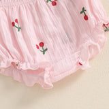 Baby Girl Cherry Summer Outfit