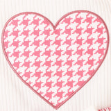 Baby Girl Heart Plaid Clothes Set 0-24M