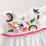 Toddler Cotton Embroidery Dresses