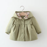 Baby Girls Toddler Hooded Jackets