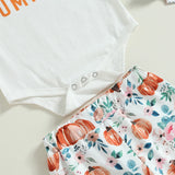 Baby Girls Mama's Pumpkin Halloween Clothes Set