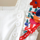 Newborn Baby Girls Flower Romper + Headband