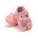 Baby Girl First Walker Flower Shoes
