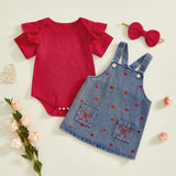Baby Girls Infant 3Pcs Clothes Set