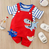 Shark Baby Jumpsuits 0-18M