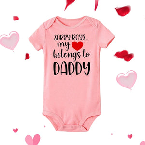 Newborn Baby Girl Bodysuit Daddy's Girl