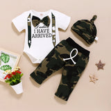 Newborn Baby Boy Camo Outfits