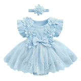 Baby Girl Summer Dress and Headband-Elite Outlet Store