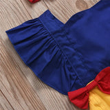 Baby Girls Snow White Rompers Set