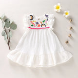 Toddler Cotton Embroidery Dresses