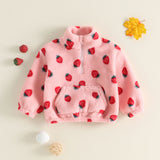 Toddler Girl Strawberry Sweatshirts