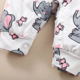 Baby Girl Cute Elephant Bodysuit + Headband-Elite Outlet Store